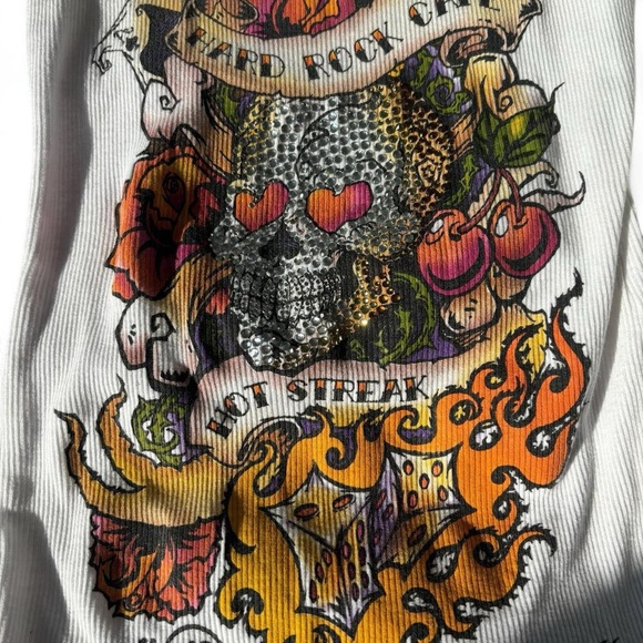 RARE Graphic Hardware Rock Cafe Tank Top Cami - Picture 3 of 5
